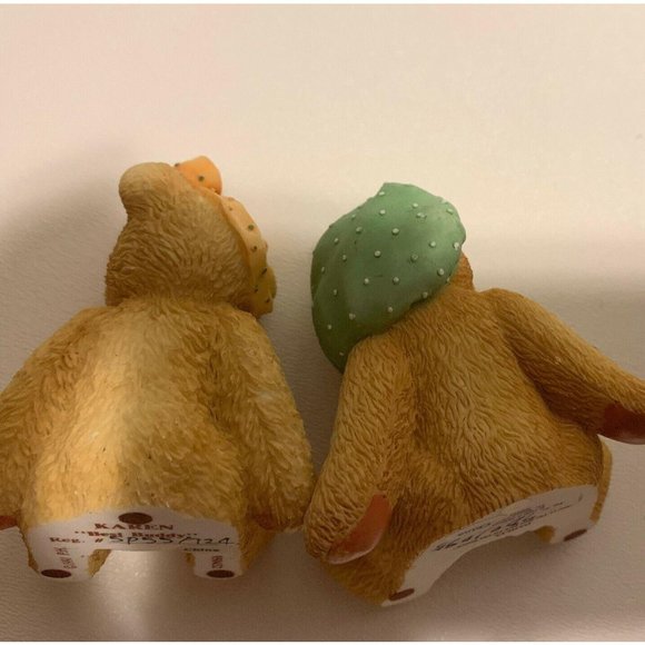 Vintage Enesco Cherished Teddies 3 Figurines 90s - Picture 7 of 8